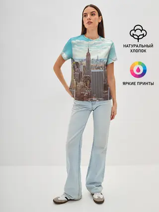 Женская базовая футболка / Столица мира