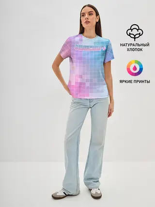 Женская базовая футболка / Minecraft