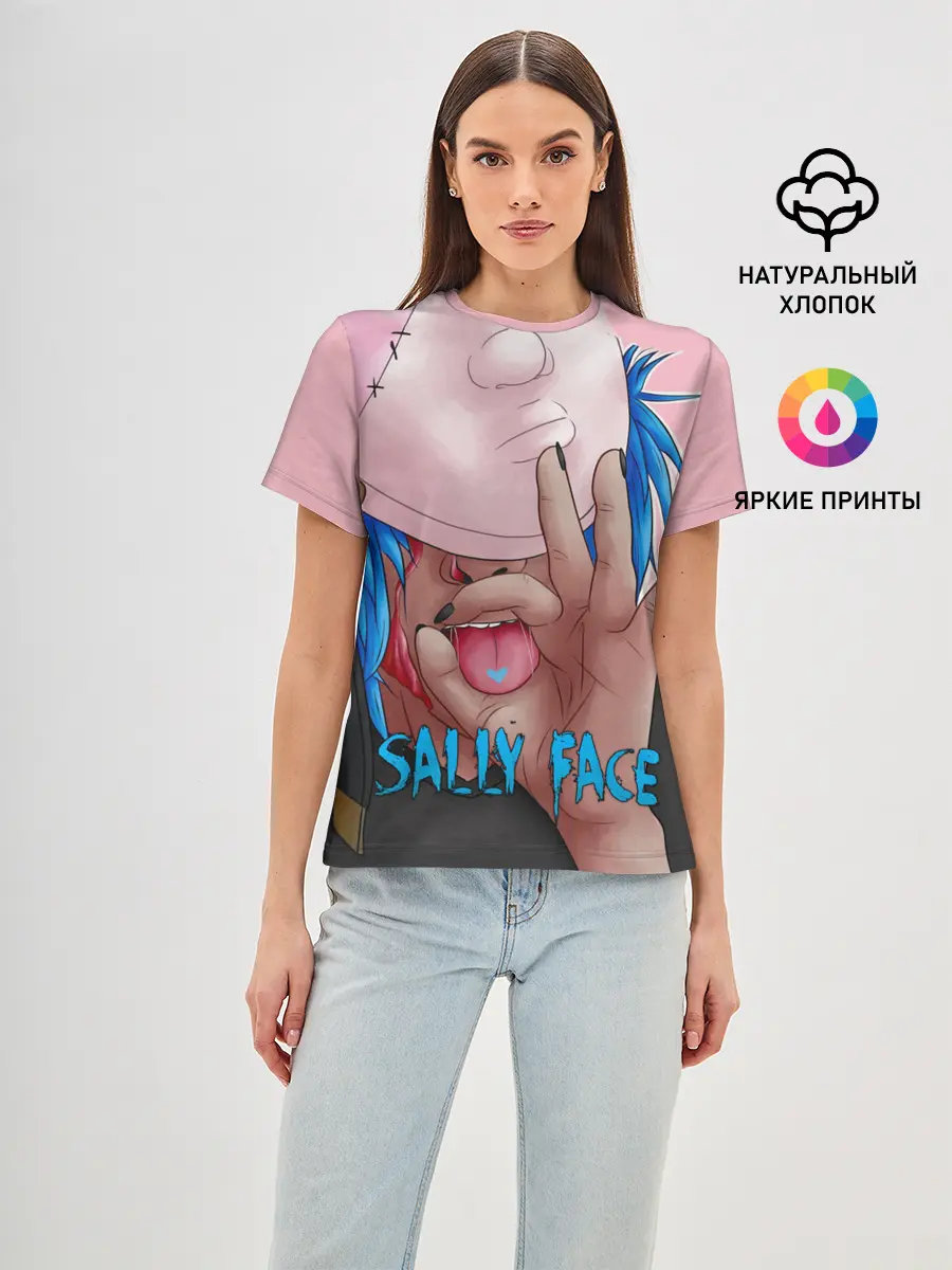 Женская базовая футболка / Sally Face
