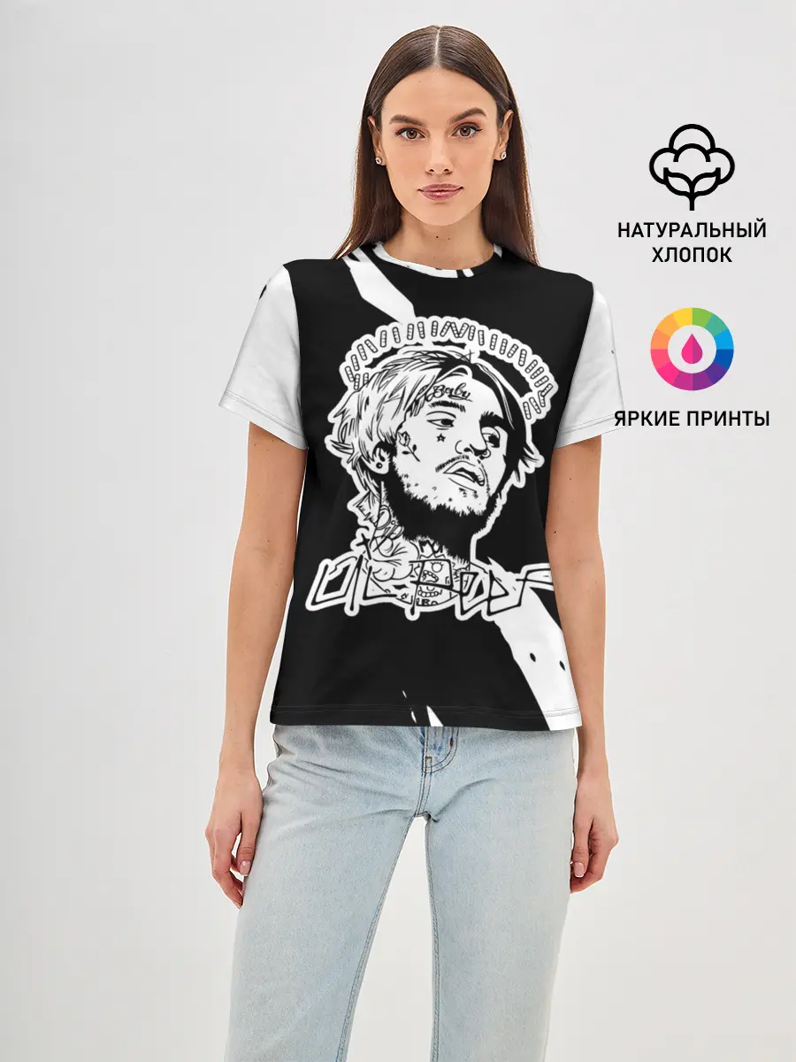 Женская базовая футболка / Lil Peep