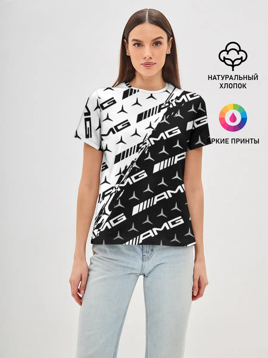 Женская базовая футболка / MERCEDES BENZ AMG