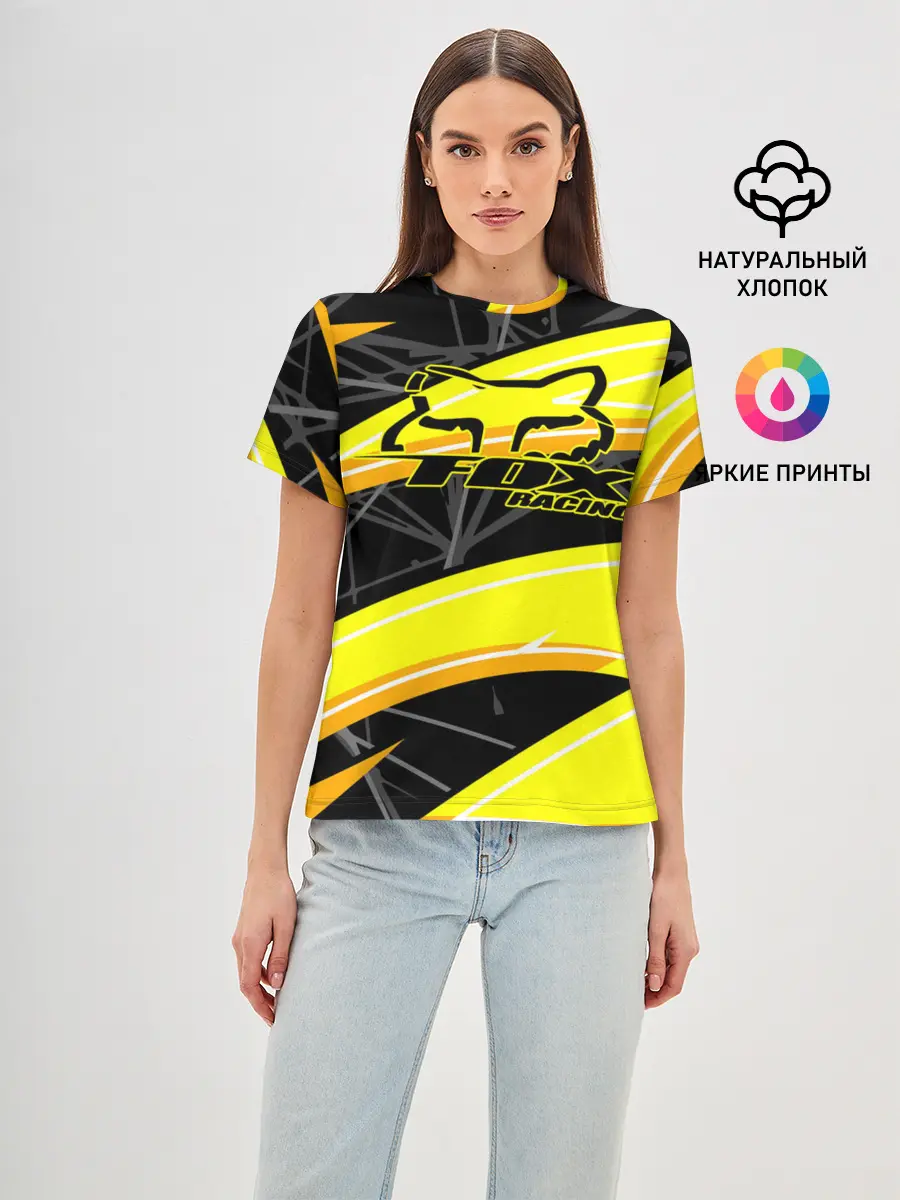 Женская базовая футболка / Форма для мотокросса FOX