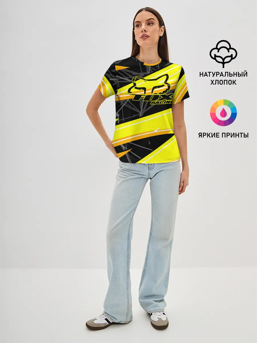 Женская базовая футболка / Форма для мотокросса FOX