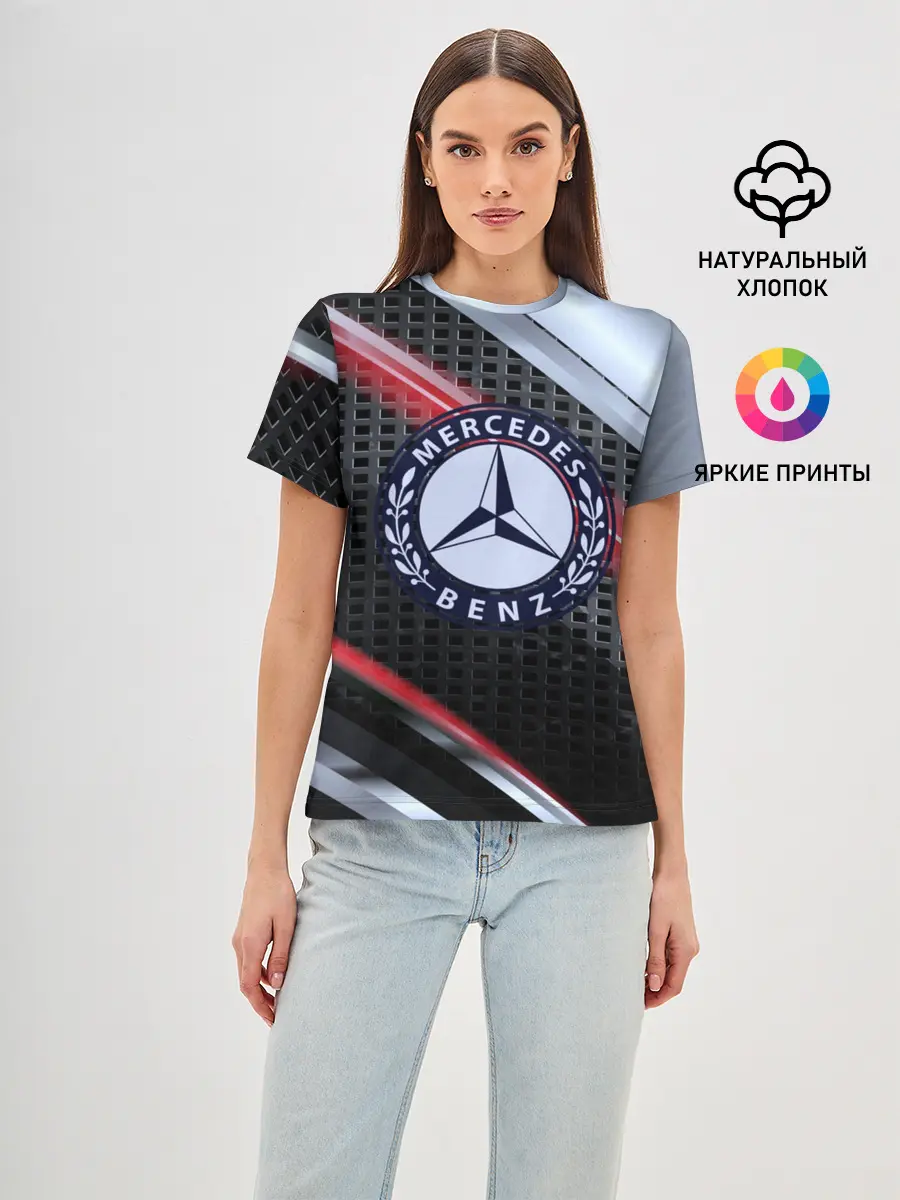 Женская базовая футболка / MERCEDES high speed collection