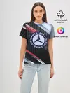 Женская базовая футболка / MERCEDES high speed collection