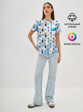 Женская базовая футболка / Boss Baby