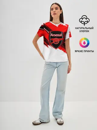 Женская базовая футболка / ARSENAL SPORT STYLE