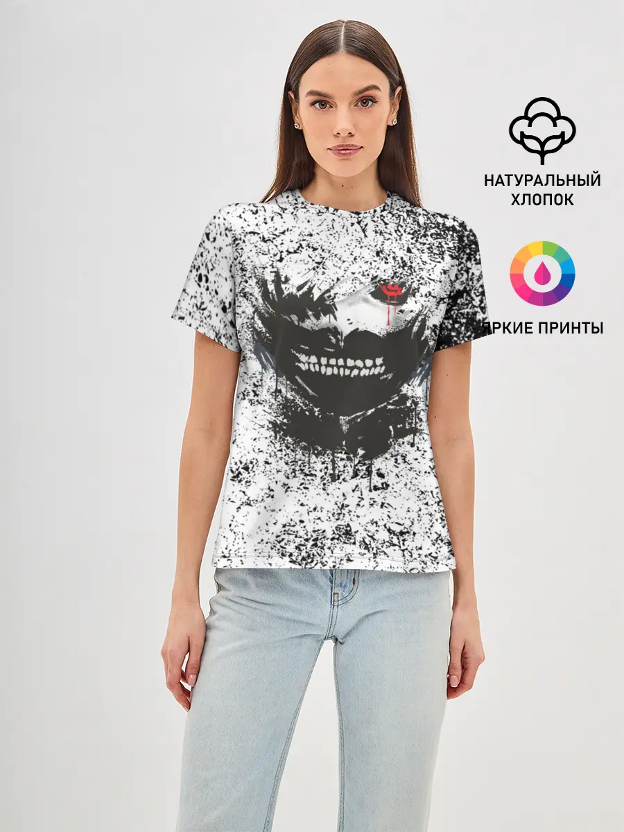 Женская базовая футболка / Kaneki Ken