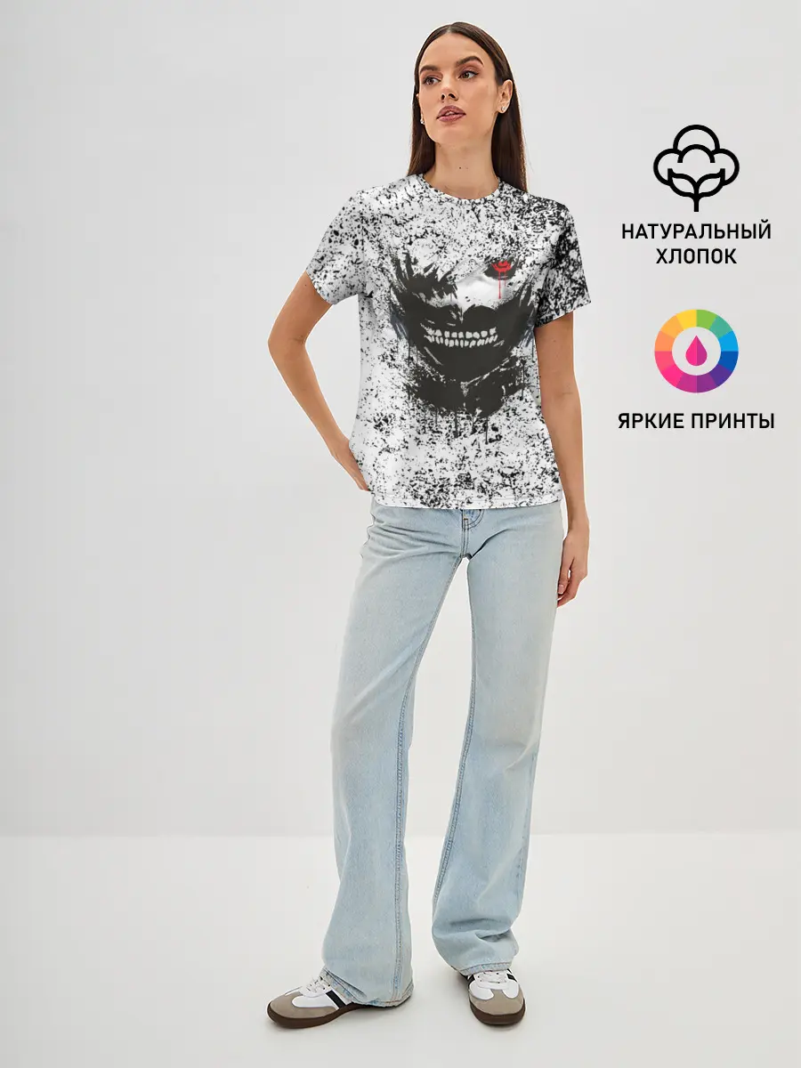 Женская базовая футболка / Kaneki Ken