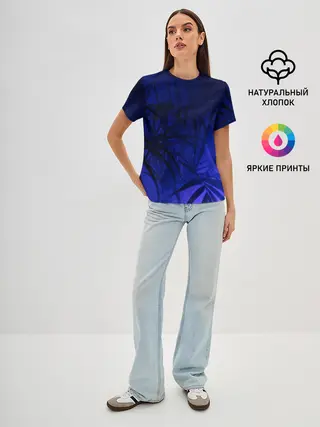 Женская базовая футболка / Тихие джунгли