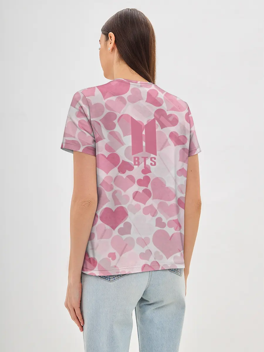 Женская базовая футболка / BTS