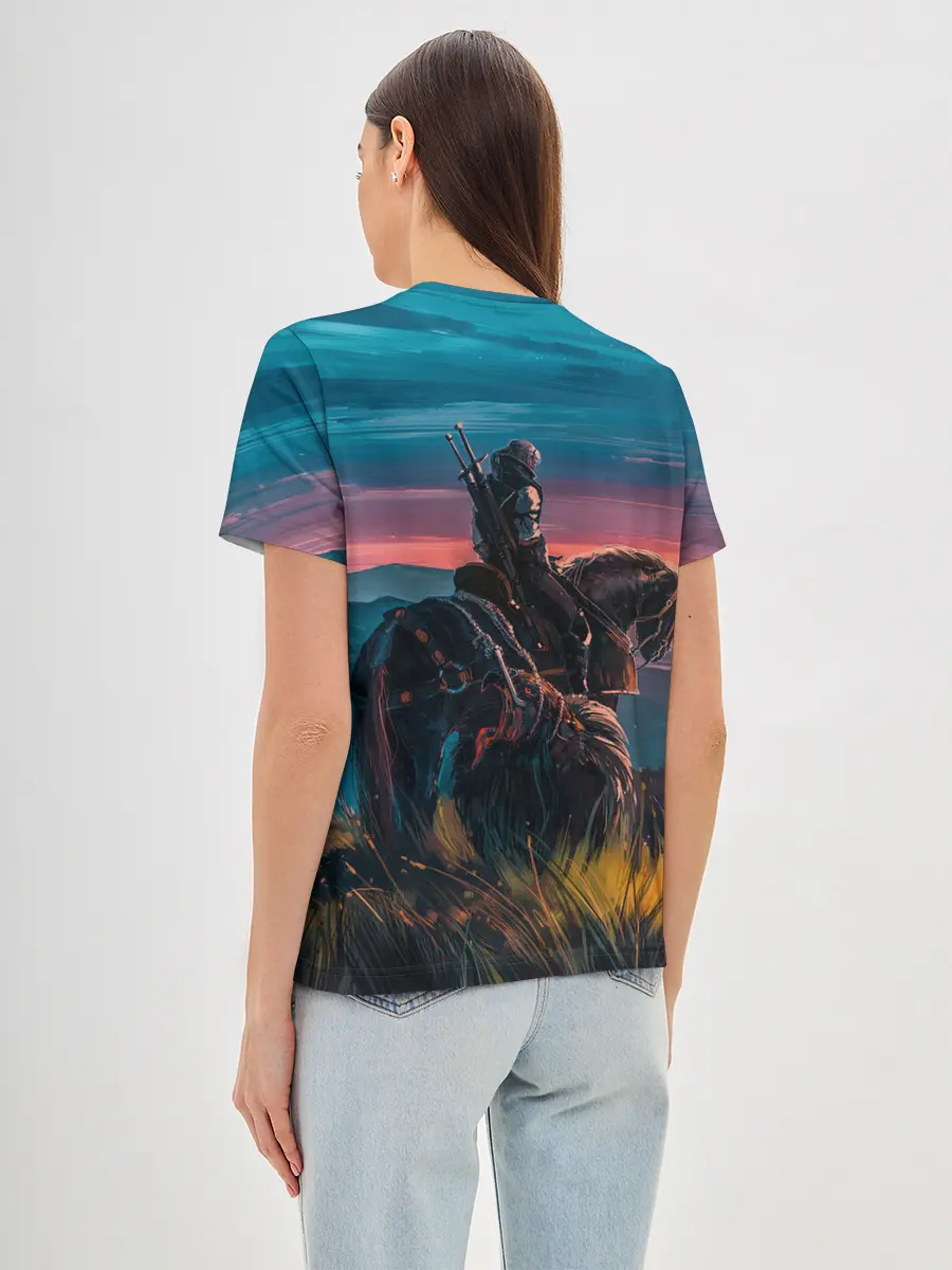 Женская базовая футболка / The Witcher