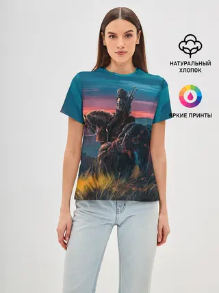 Женская базовая футболка / The Witcher