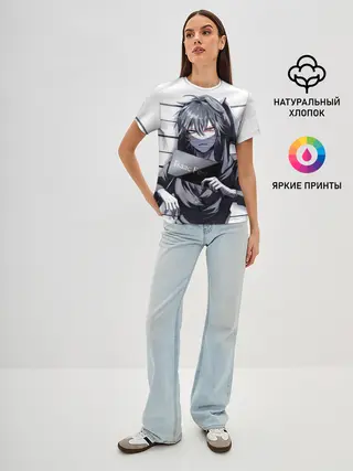 Женская базовая футболка / Satsuriku no Tenshi