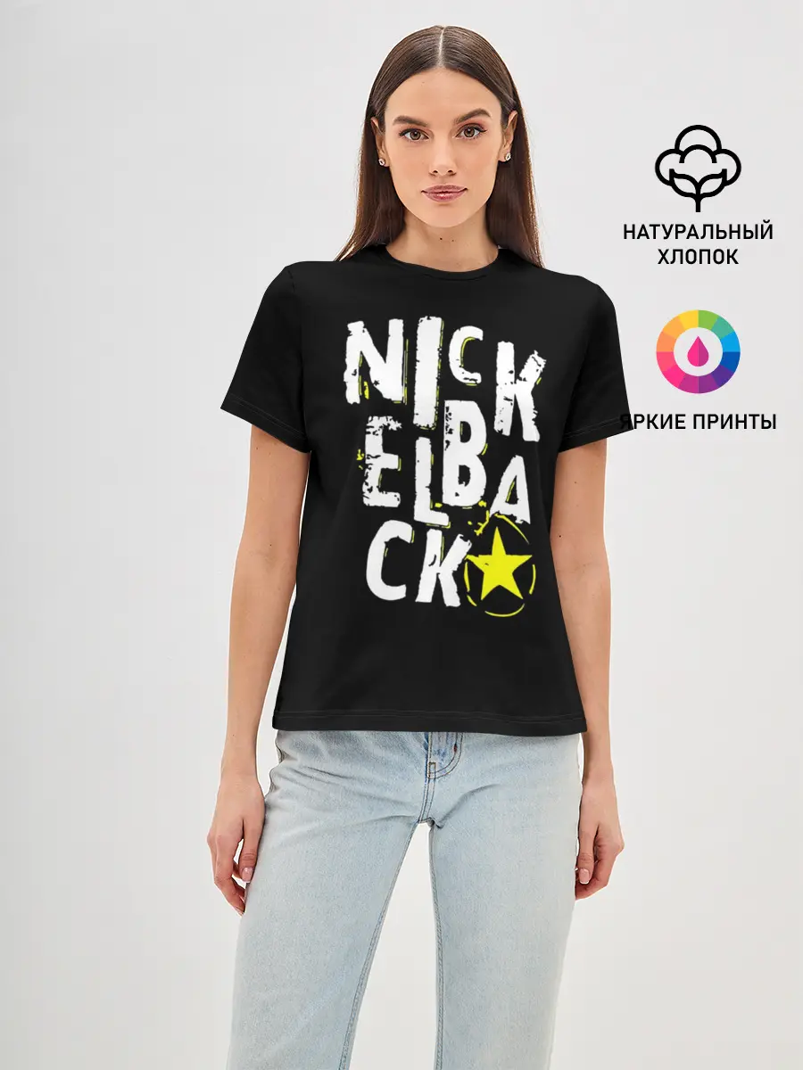 Женская базовая футболка / Nickelback