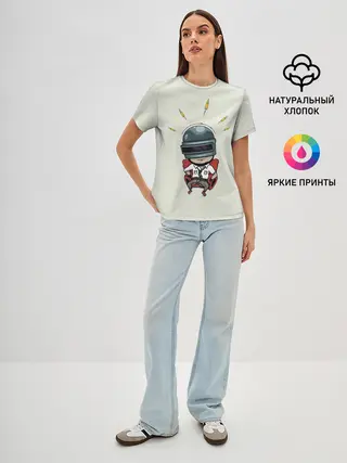 Женская базовая футболка / Pubg Boss