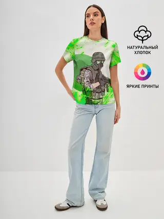 Женская базовая футболка / Opposing Force | HL