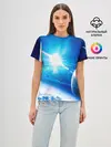 Женская базовая футболка / Космос