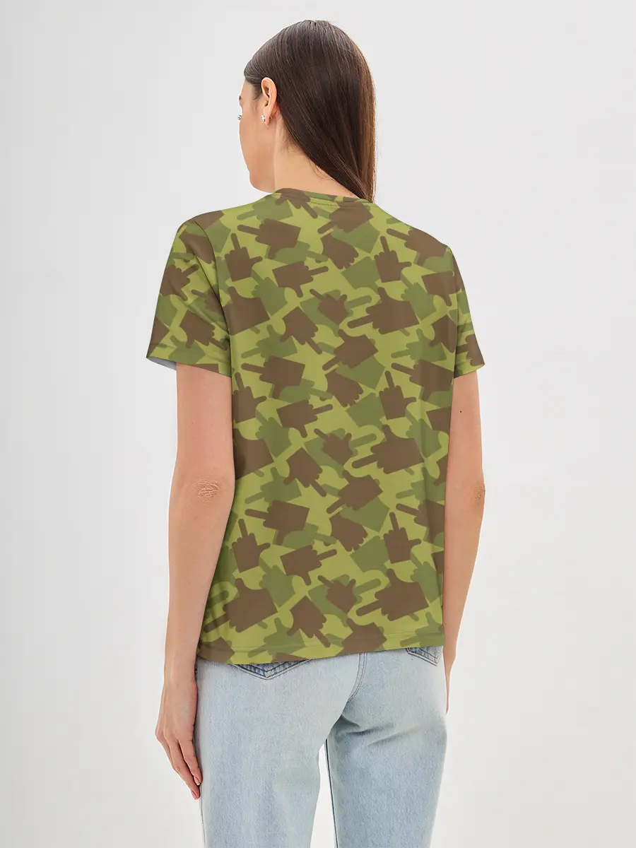 Женская базовая футболка / FUCK