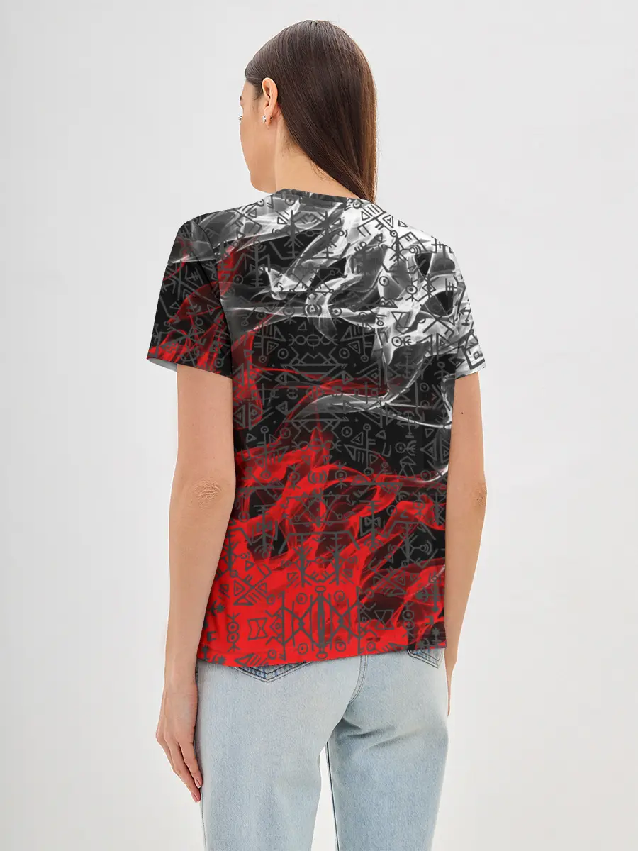 Женская базовая футболка / Викинги