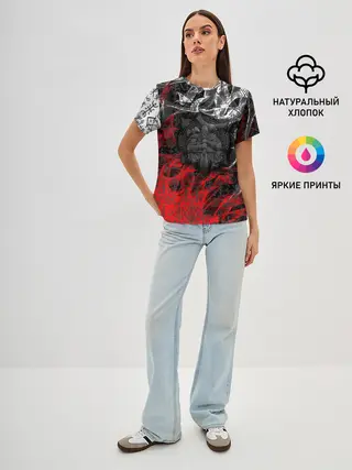 Женская базовая футболка / Викинги