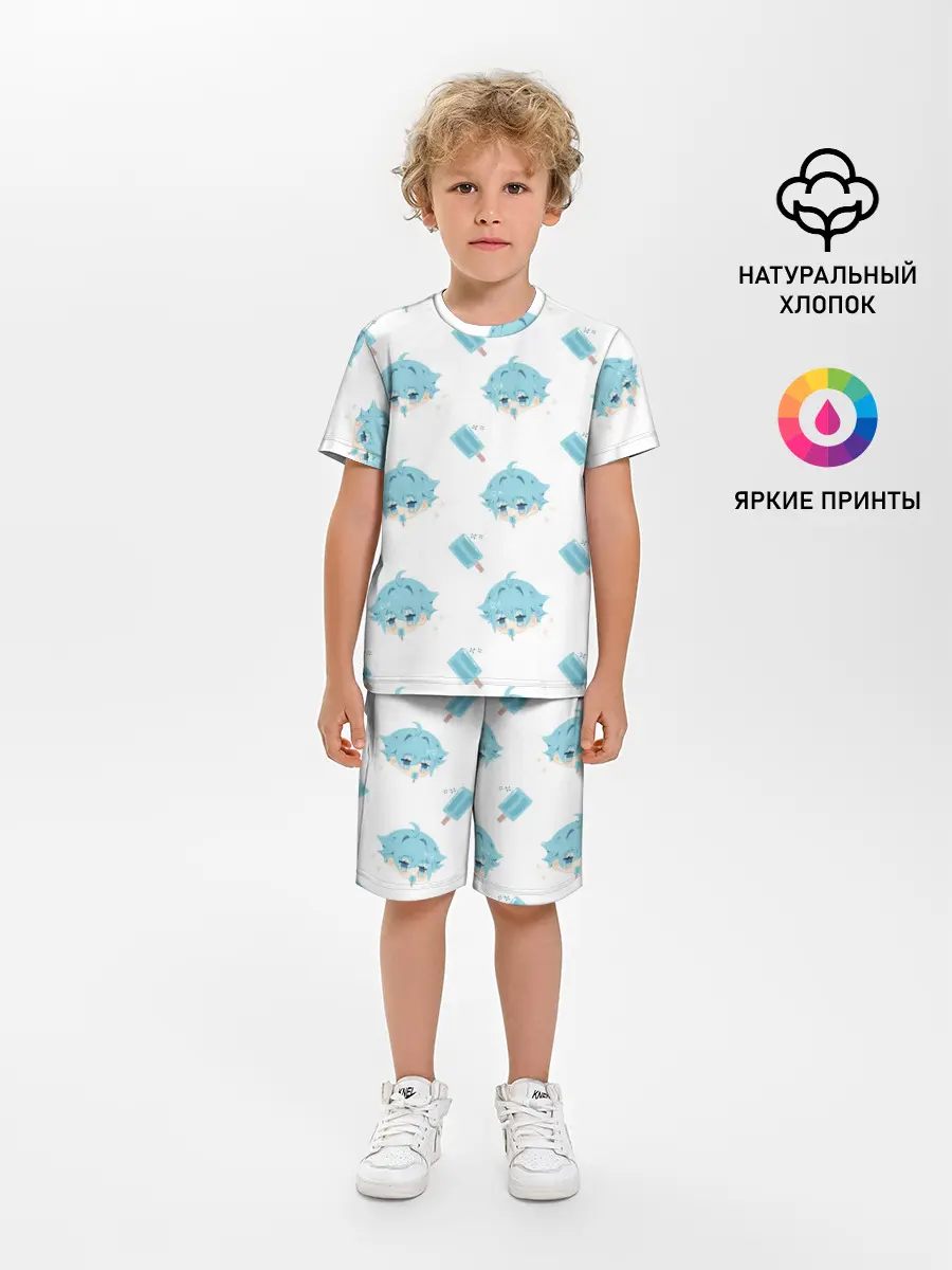 Детская пижама с шортами / Genshin Impact