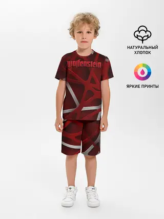 Детская пижама с шортами / Wolfenstein