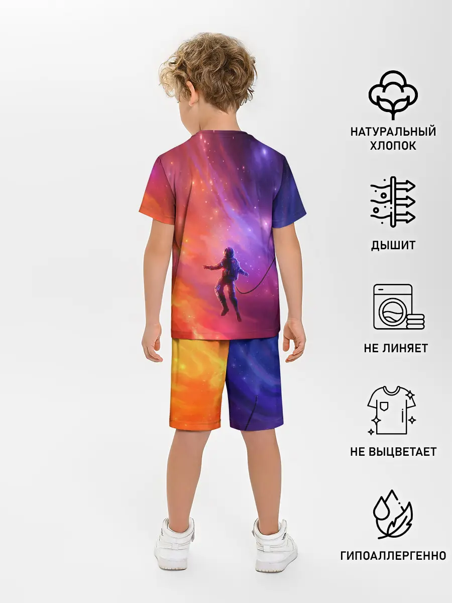 Детская пижама с шортами / Space X