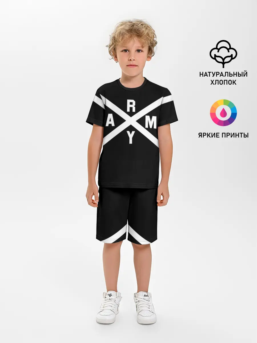 Детская пижама с шортами / BTS ARMY