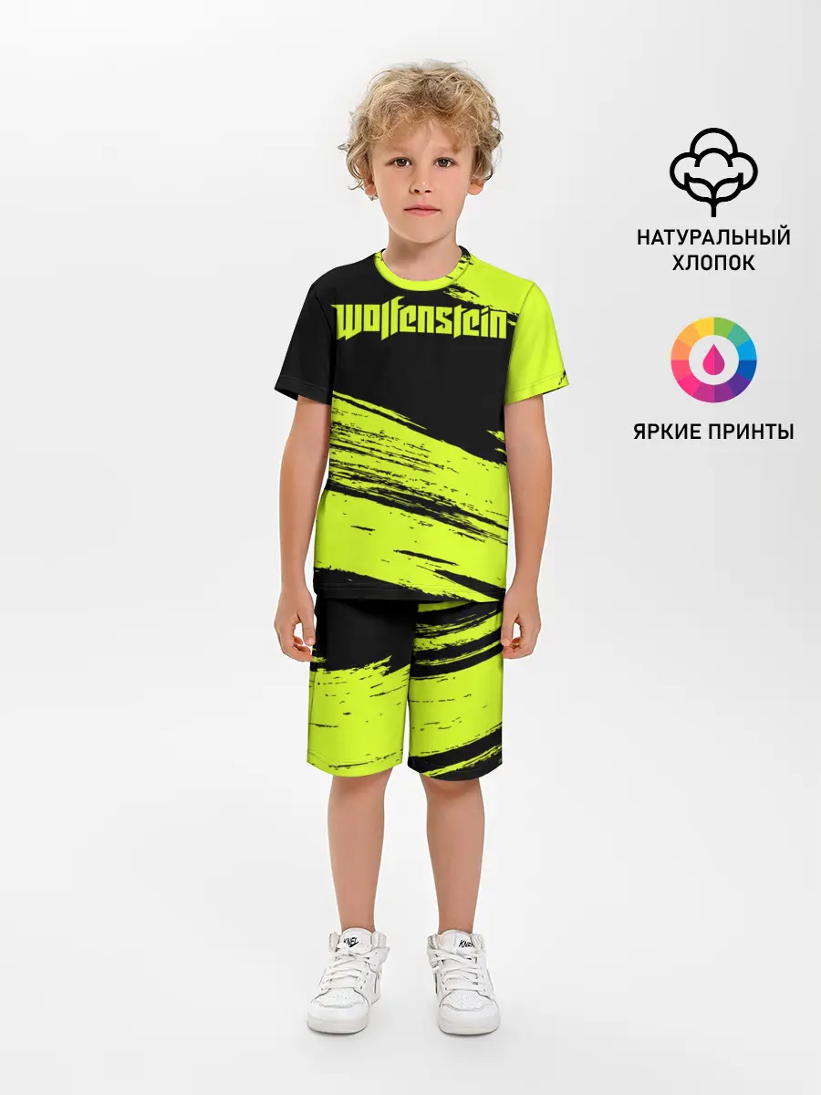 Детская пижама с шортами / Wolfenstein