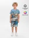 Детская пижама с шортами / Морская черепаха