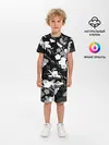 Детская пижама с шортами / Russia | Камуфляж белый