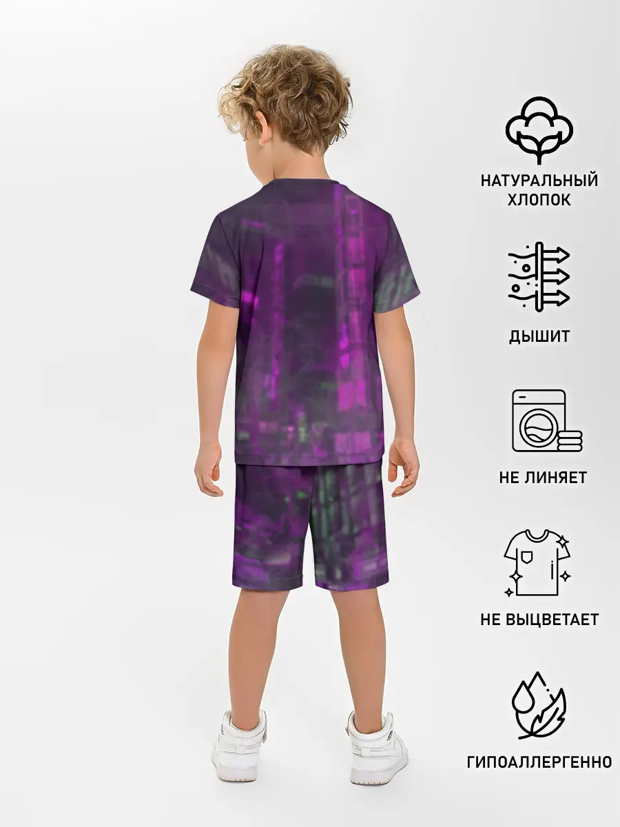 Детская пижама с шортами / Zero Two in mask