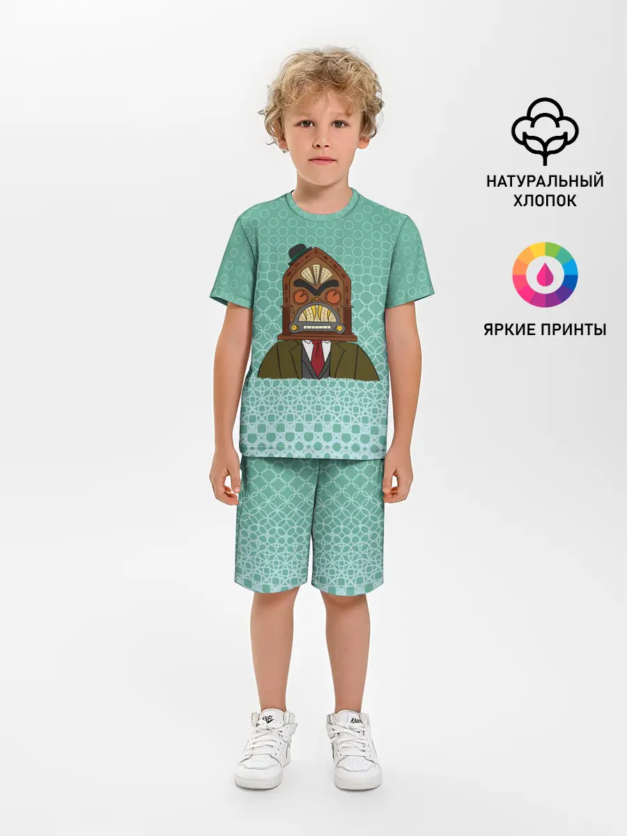 Детская пижама с шортами / Radiohead | Радиохед | Logo