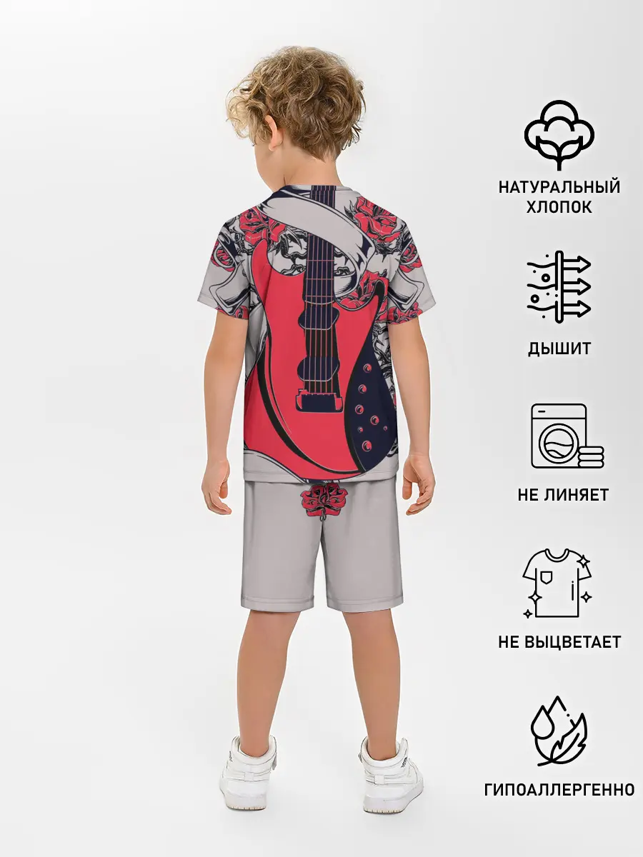 Детская пижама с шортами / Metallica