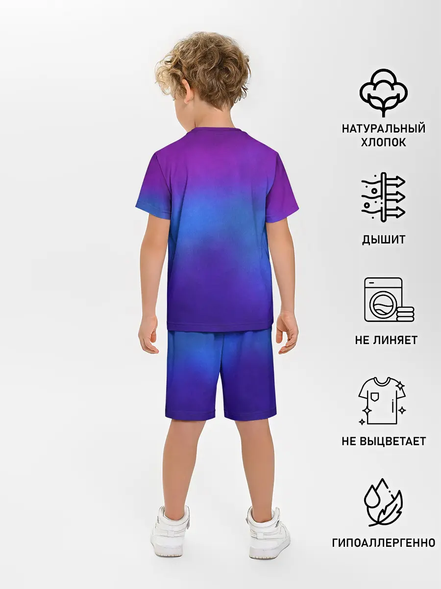 Детская пижама с шортами / Leather gradient