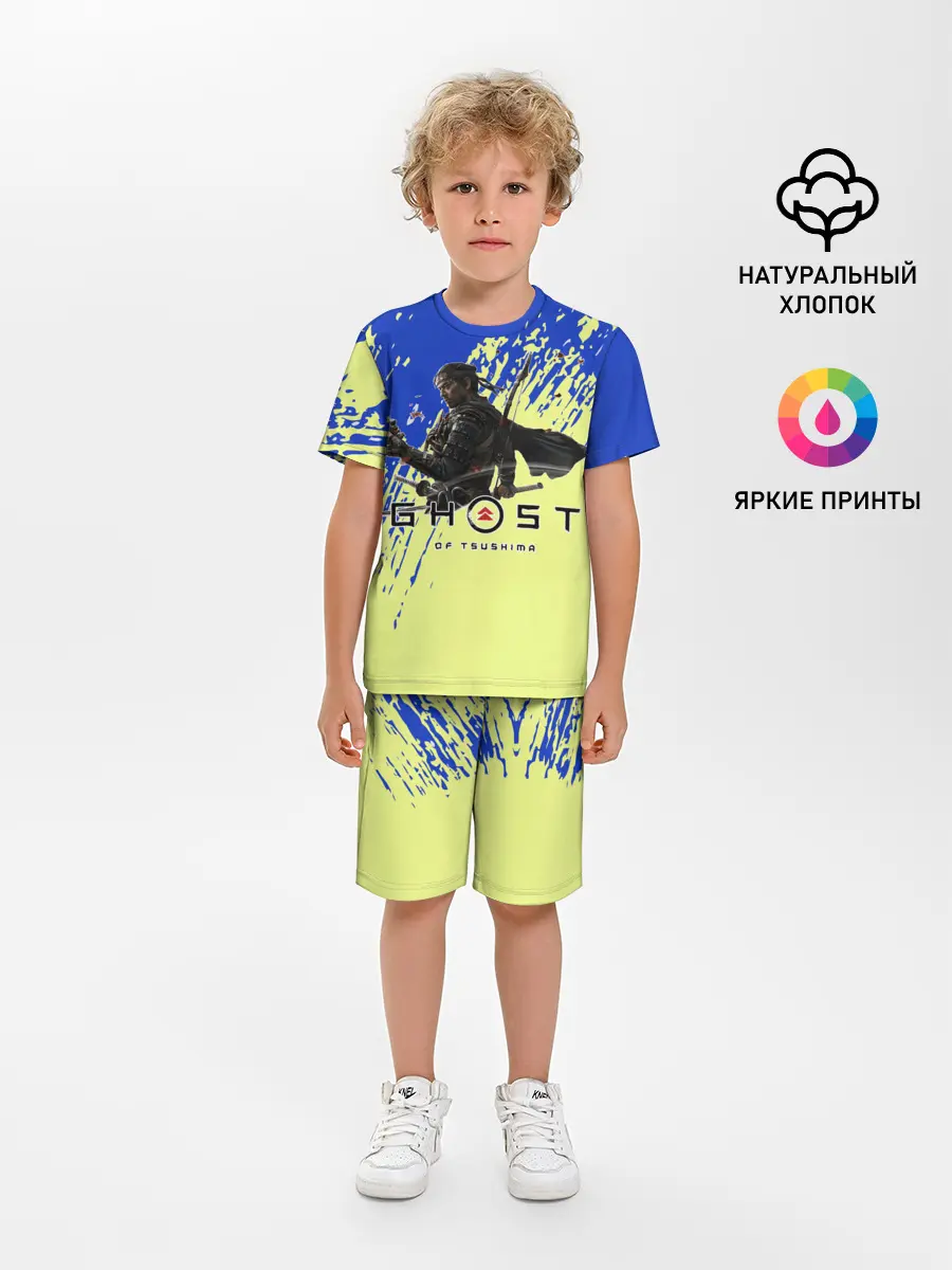 Детская пижама с шортами / Ghost of Tsushima
