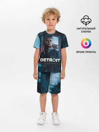 Детская пижама с шортами / Detroit: Become Human - Markus