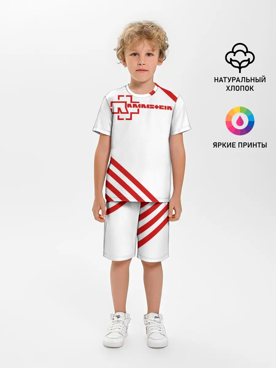 Детская пижама с шортами / Rammstein