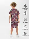 Детская пижама с шортами / Дикие кошки