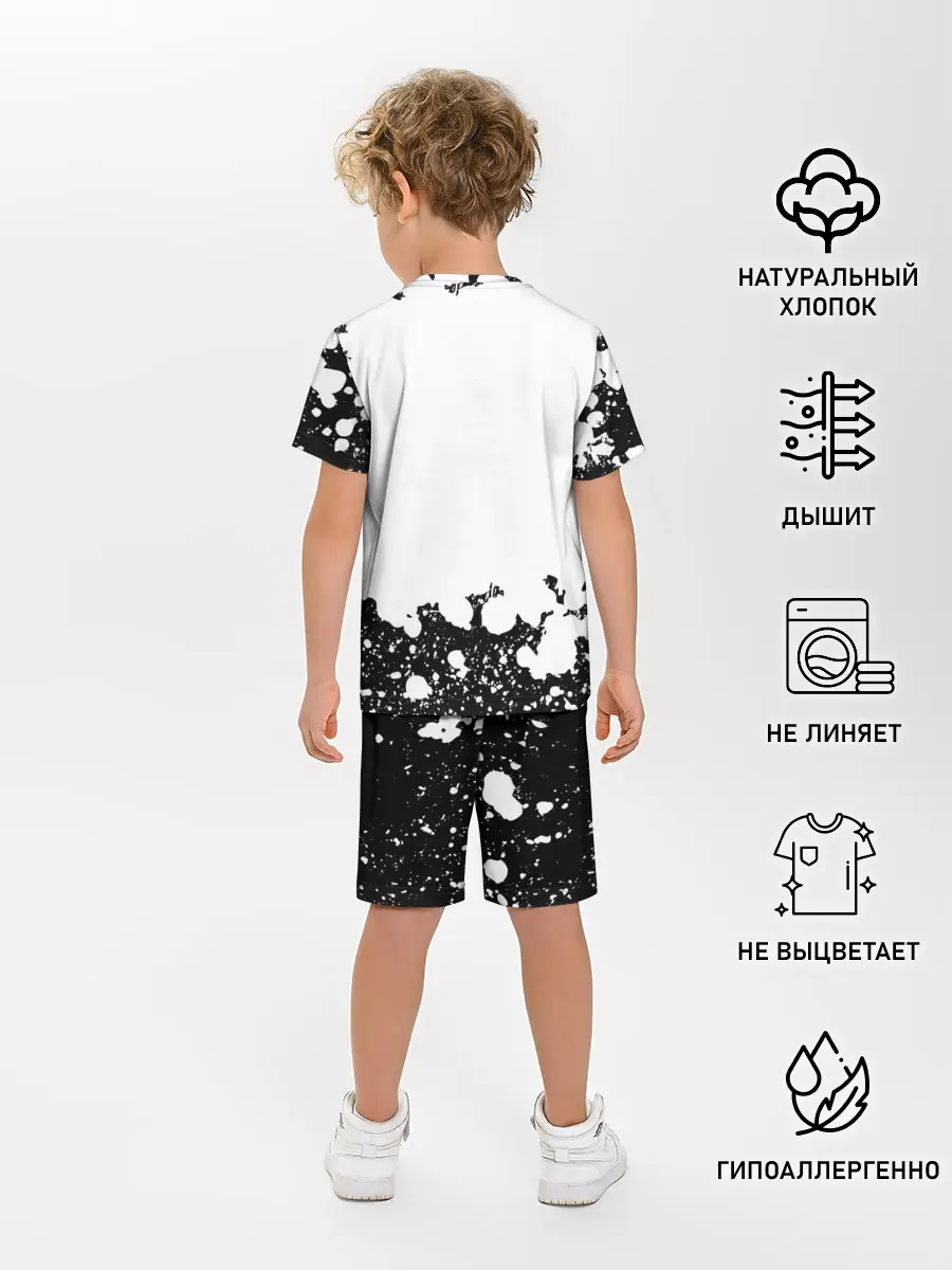 Детская пижама с шортами / Among Us