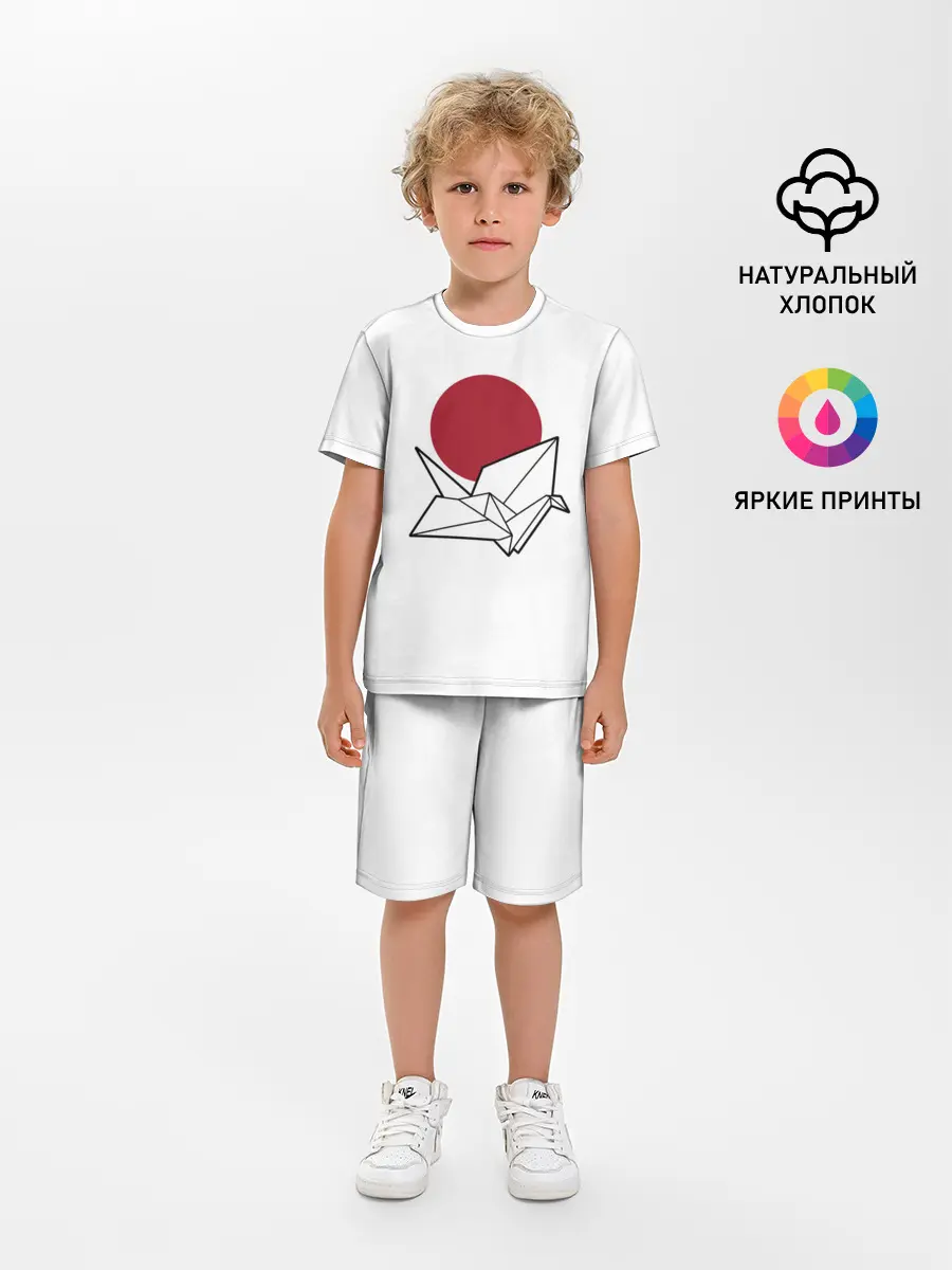 Детская пижама с шортами / БУМАЖНЫЙ ЖУРАВЛЬ | PAPER CRANE