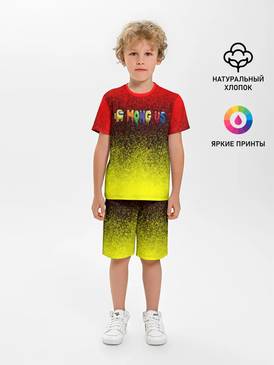 Детская пижама с шортами / AMONG US