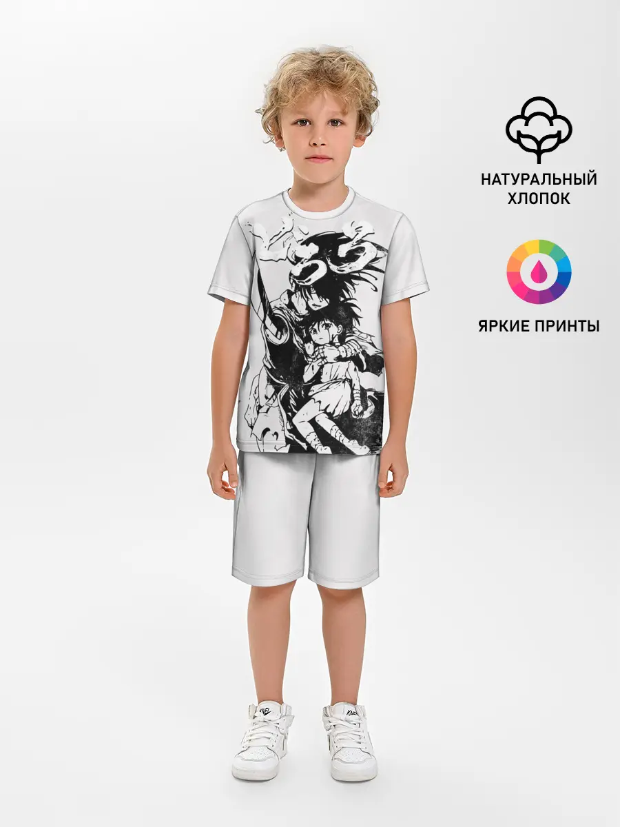 Детская пижама с шортами / Хяккимару и Дороро