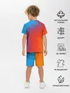 Детская пижама с шортами / ГРАДИЕНТ АБСТРАКЦИЯ / GRADIENT
