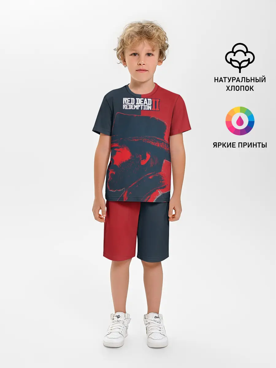 Детская пижама с шортами / RDR2 | Артур