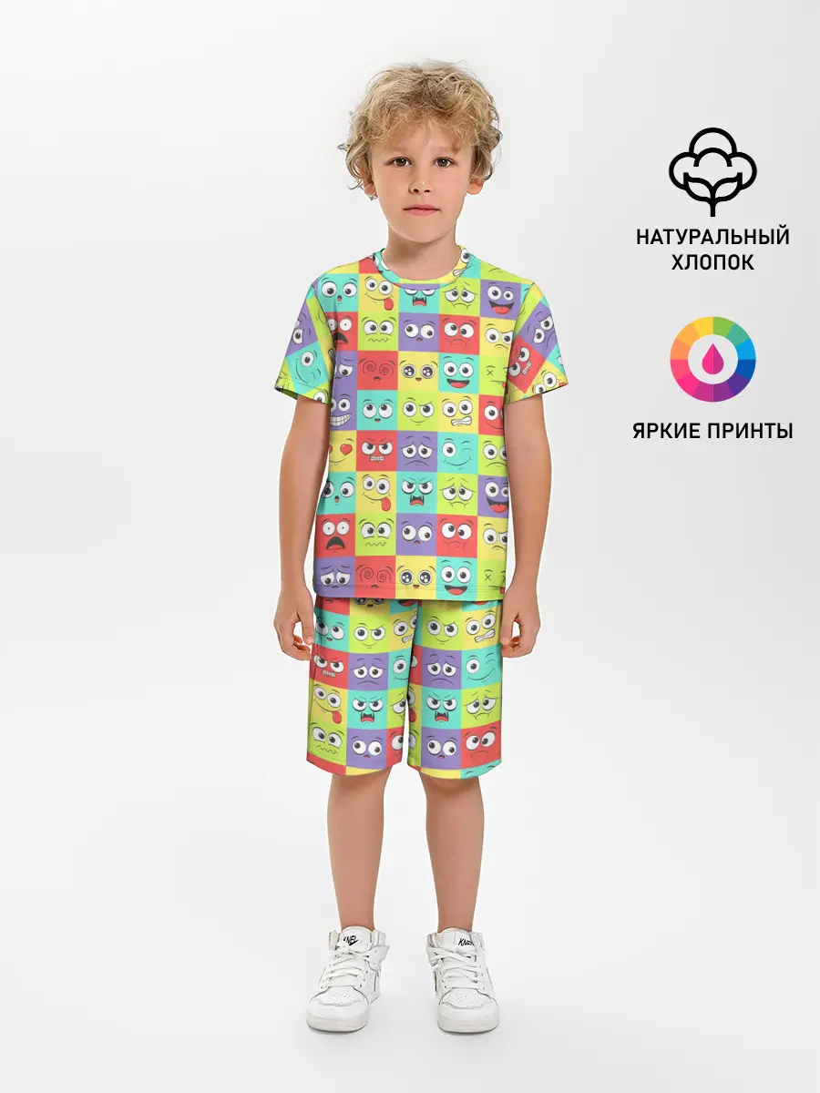 Детская пижама с шортами / Эмоции