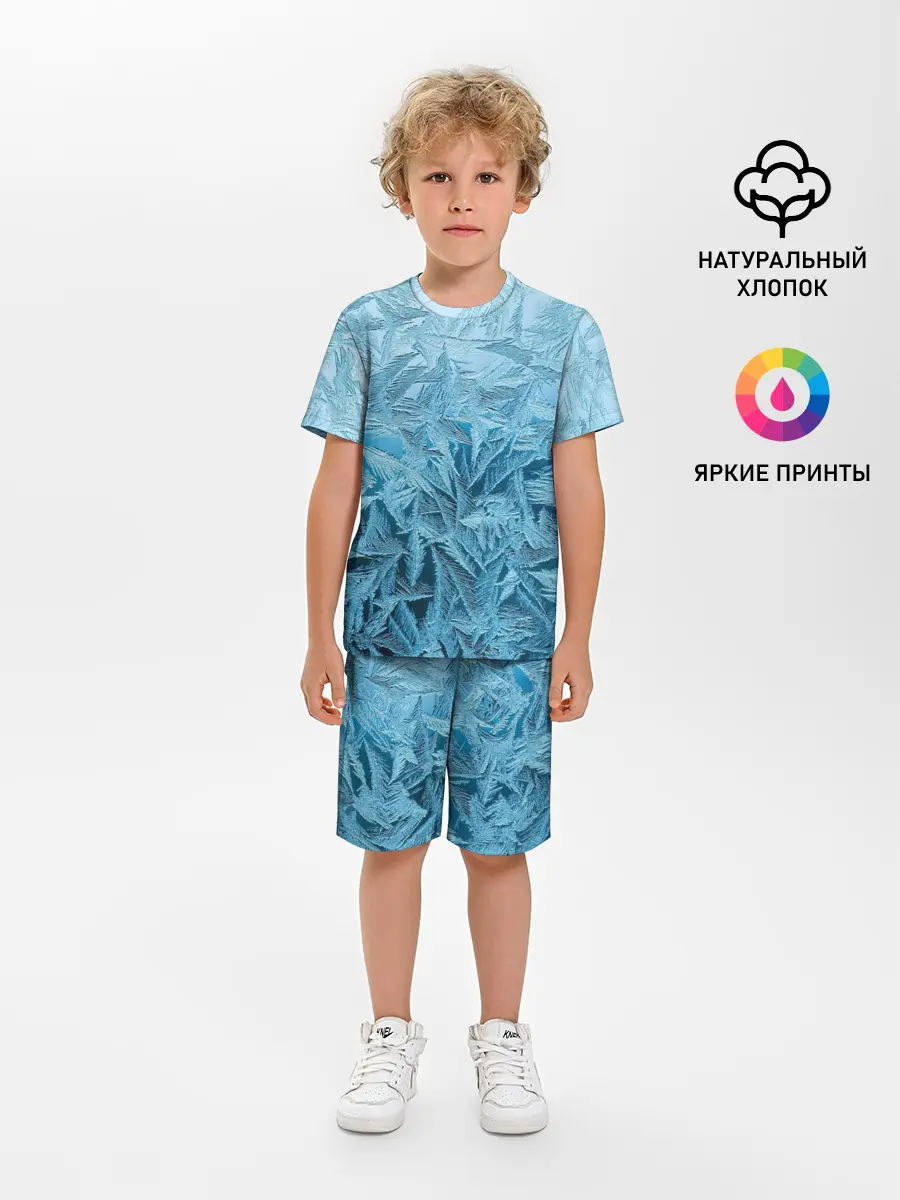 Детская пижама с шортами / Иней