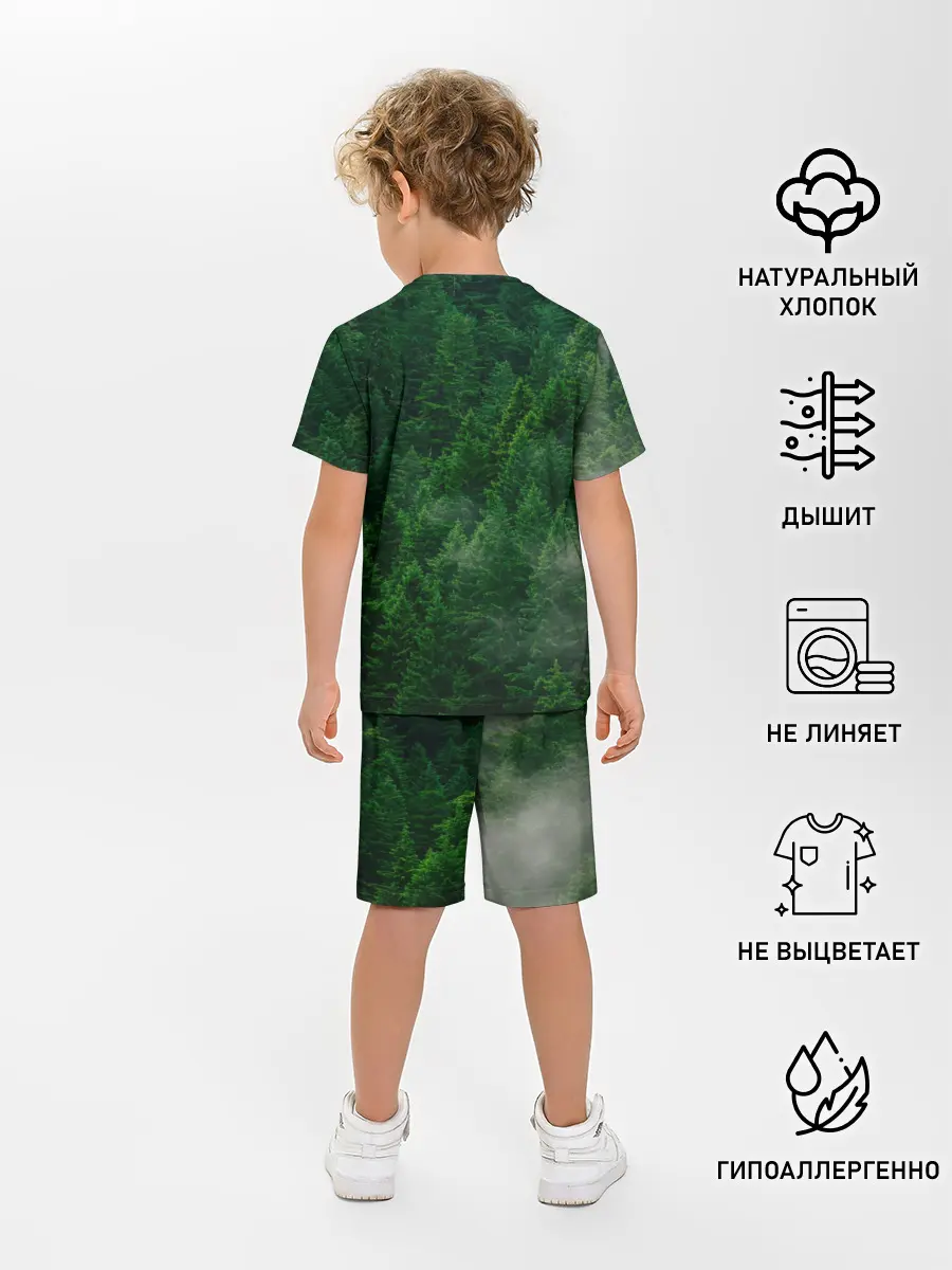 Детская пижама с шортами / Сибирь