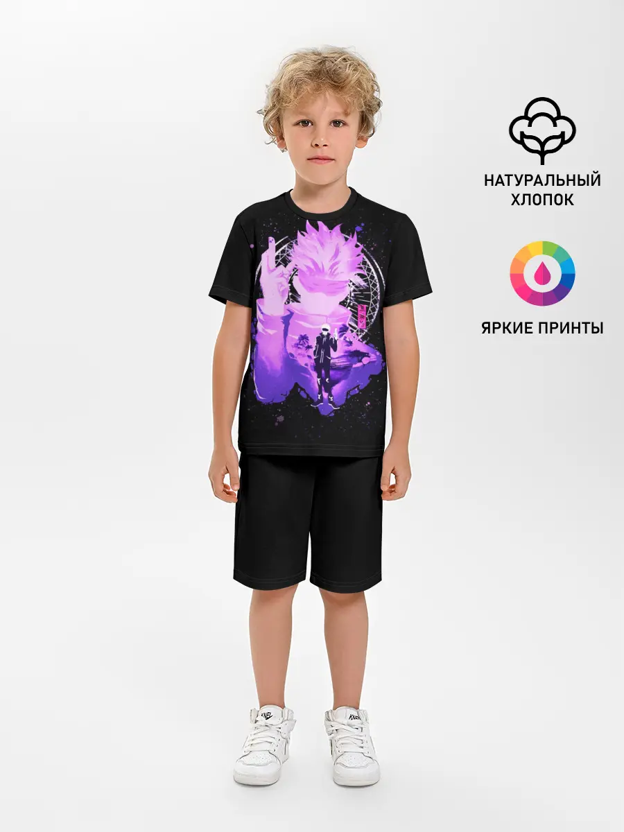 Детская пижама с шортами / Магическая битва: Сатору Годжо